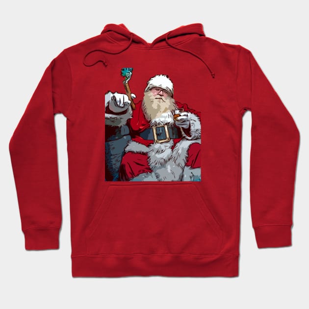 Santa Claus Christmas Hoodie by FasBytes